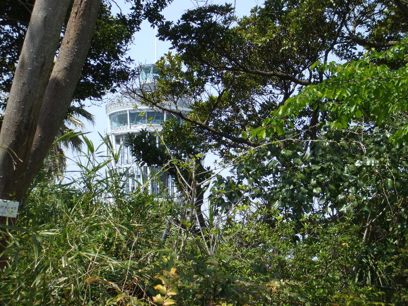 園内灯台の風景