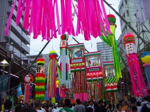 七夕祭りの情景